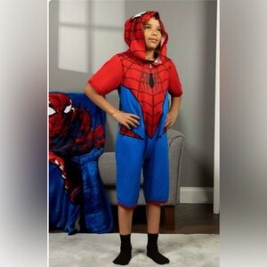 Spider-Man Romper Pajamas Costume Size 10